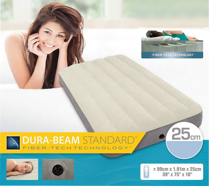 toko mainan online INTEX DB CREAM AIR BED 99CM - 64101