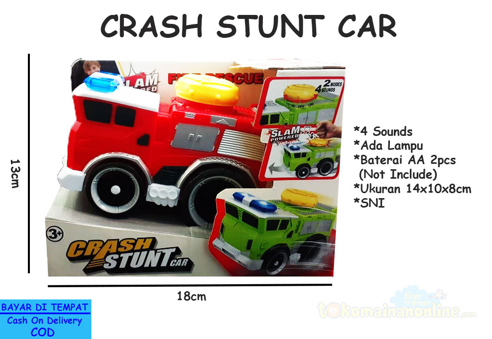 toko mainan online CRASH STUNT CAR -A2222B-2