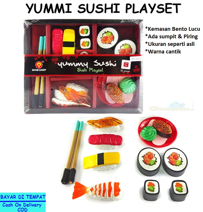 toko mainan online YUMMY SUSHI PLAYSET - NB-03168
