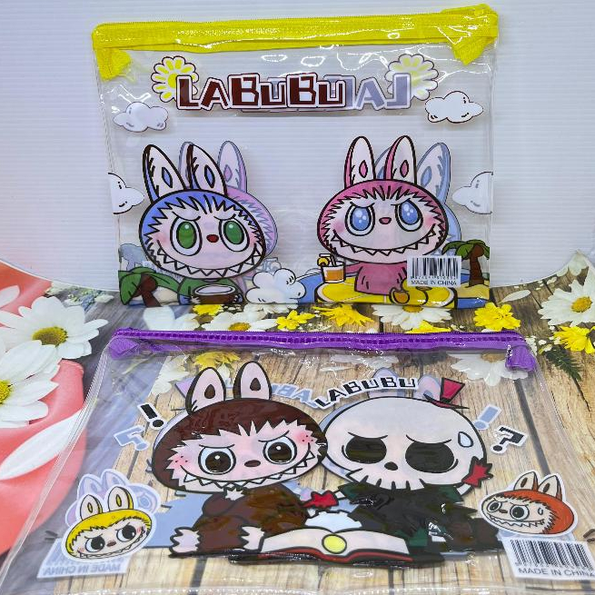 toko mainan online POUCH LABUBU BESAR TRANSPARAT