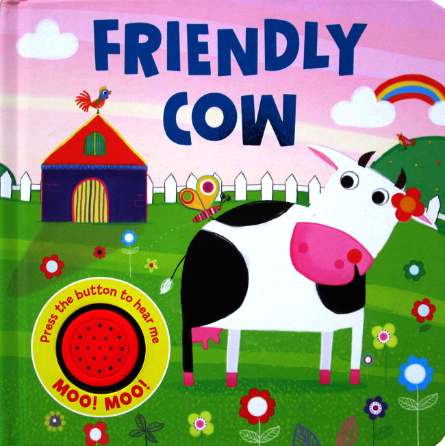 toko mainan online Friendly Cow Sound Boardbook