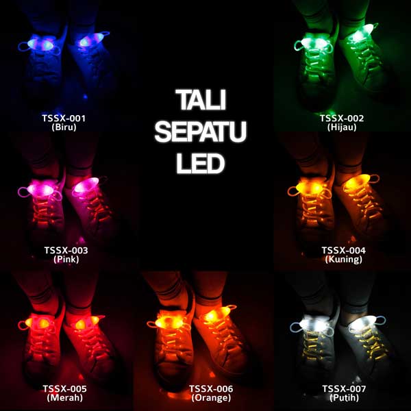 toko mainan online TALI SEPATU LED - LC77