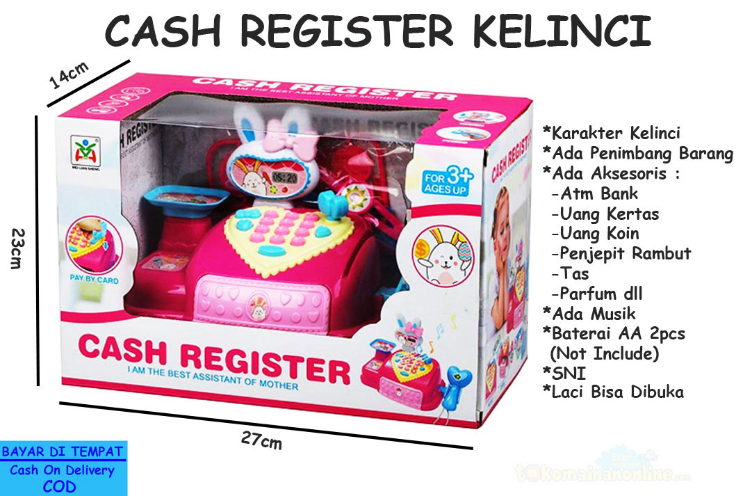 toko mainan online CASH REGISTER KELINCI - LS820A52