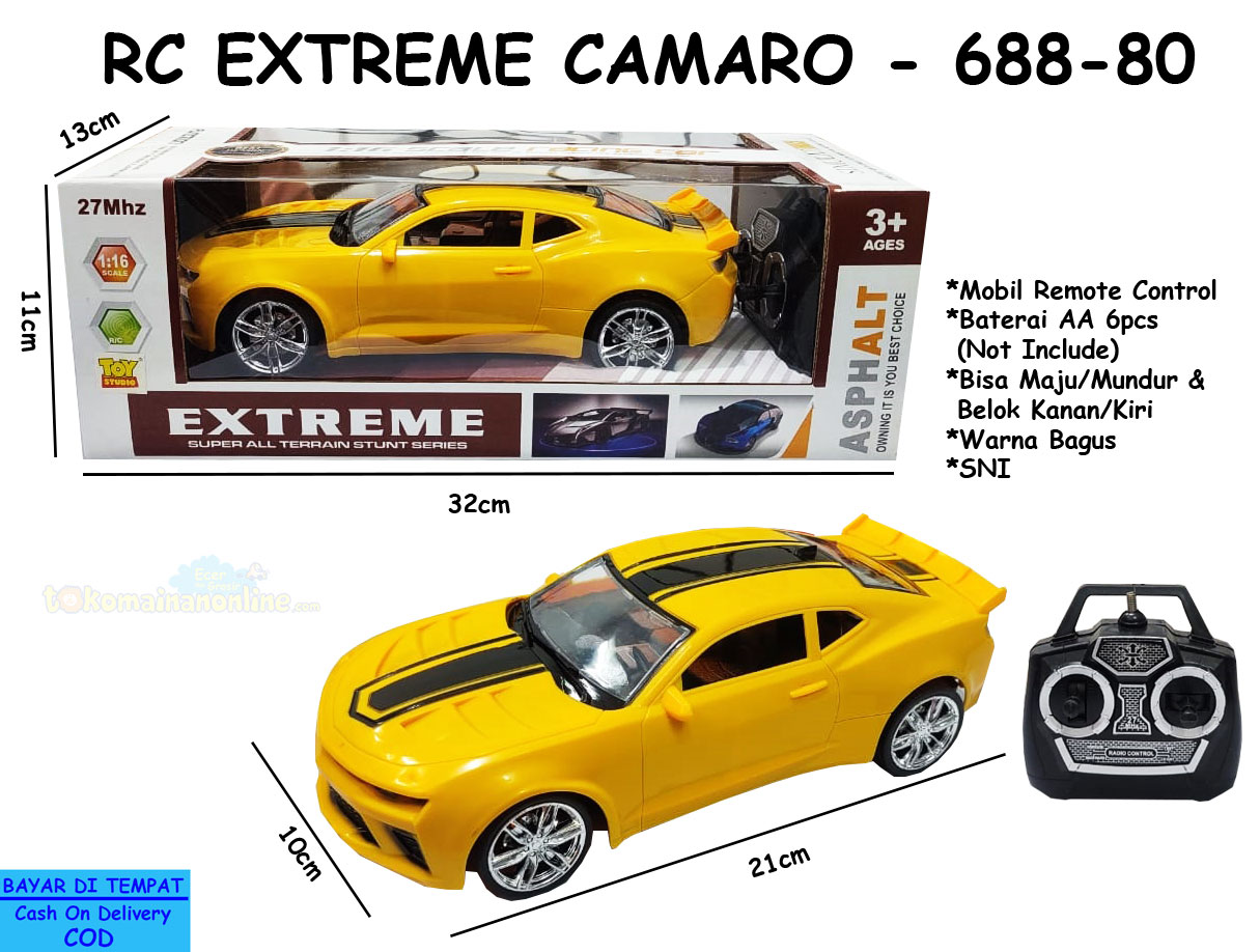toko mainan online RC EXTREME CAMARO - 688-80
