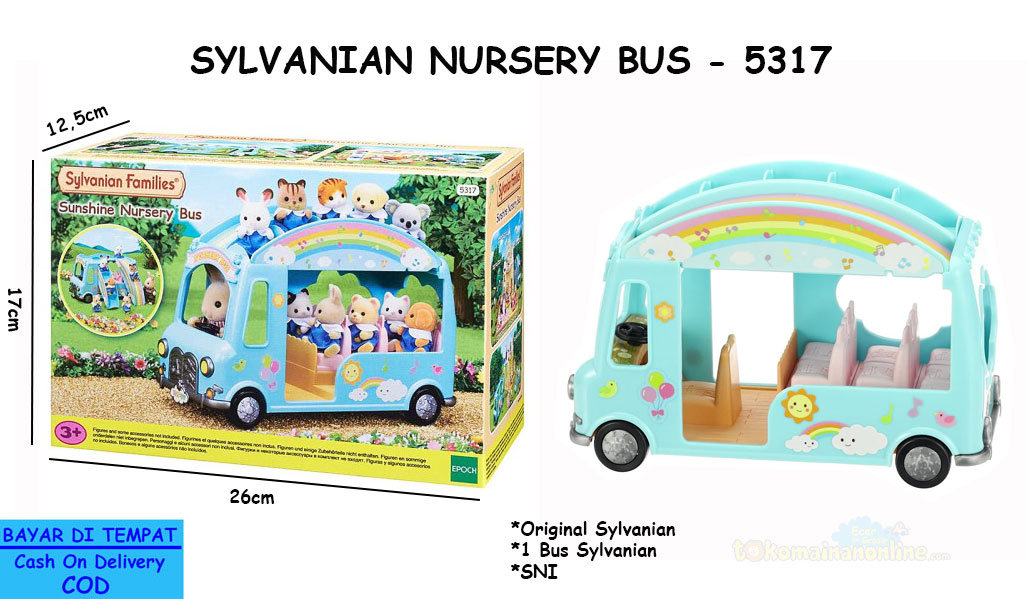 toko mainan online SYLVANIAN NURSERY BUS - 5317