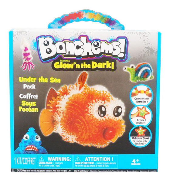 toko mainan online BUNCHEMS GLOW IN THE DARK IKAN 200PC 9927