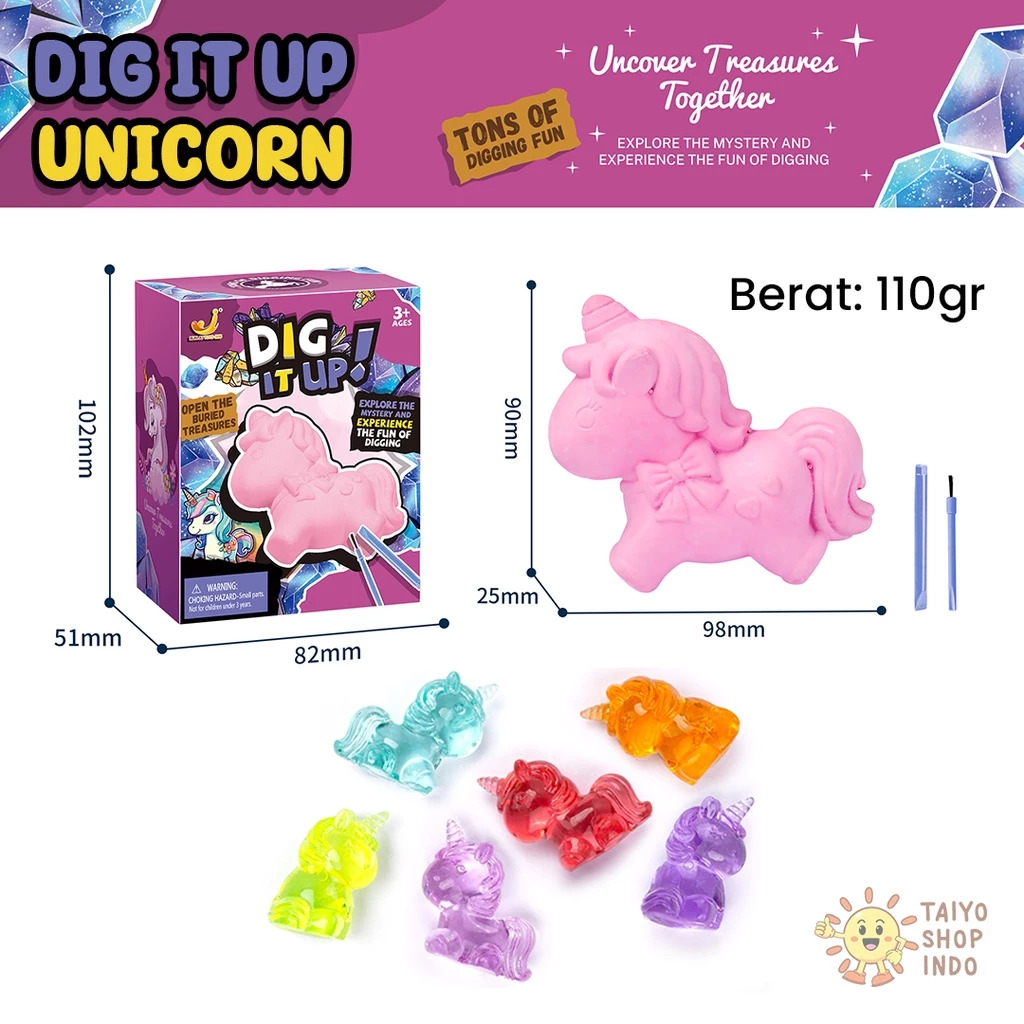 toko mainan online DIG IT UP UNICORN AT714