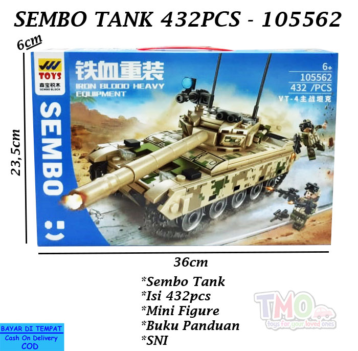 toko mainan online SEMBO TANK 432PCS - 105562