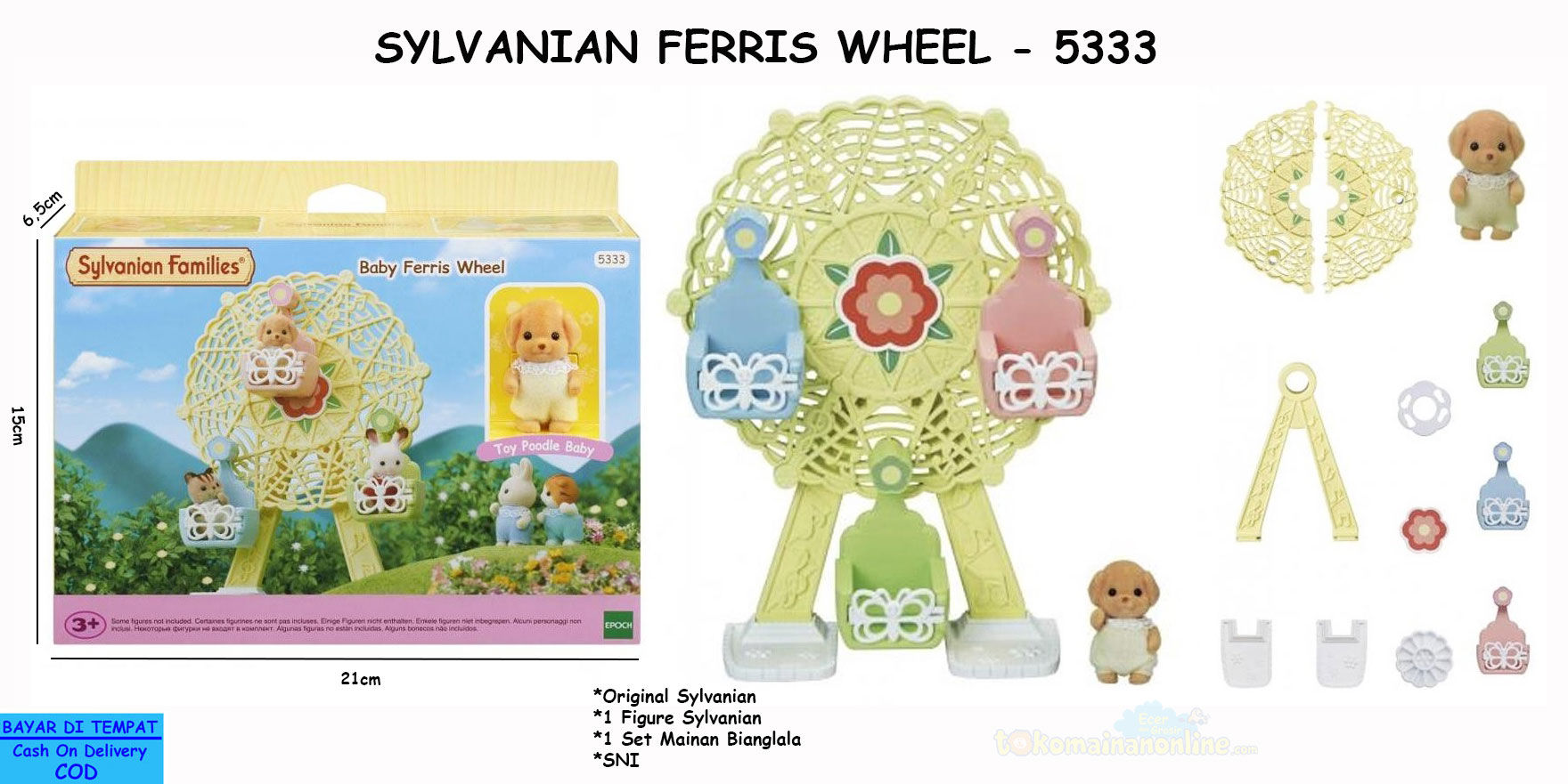 toko mainan online SYLVANIAN FERRIS WHEEL - 5333