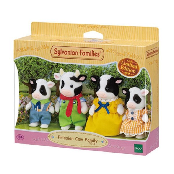 toko mainan online FRIESIAN COW FAMILY - 5618