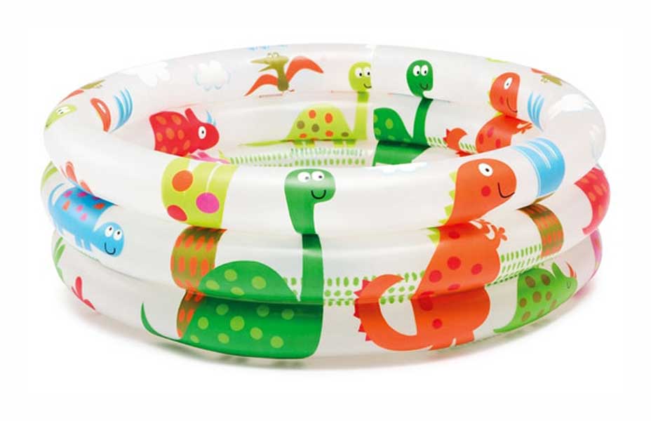 toko mainan online DINOSAUR 3 RING BABY POOL - 57106