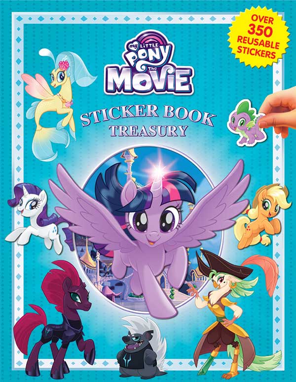 Sticker Book Treasury MY LITTLE PONY THE MOVIE with Over