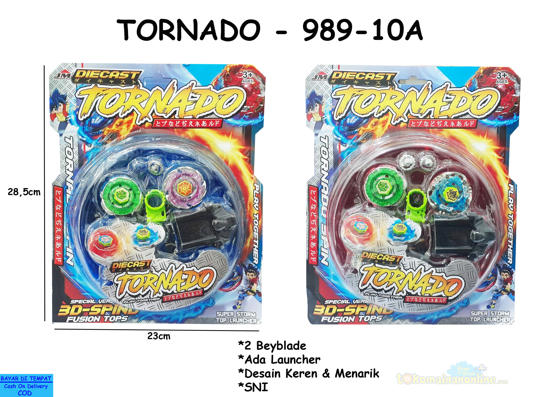 toko mainan online TORNADO - 989-10A