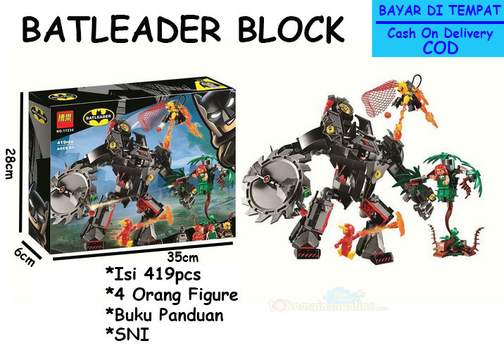 toko mainan online BATLEADER BLOCK 419PC - 11234