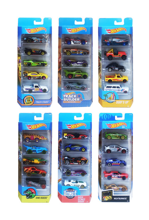 toko mainan online HOT WHEELS PACK ISI 5PC - DJD20-01806