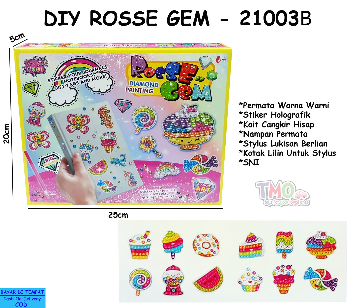 toko mainan online DIY ROSSE GEM - 21003B