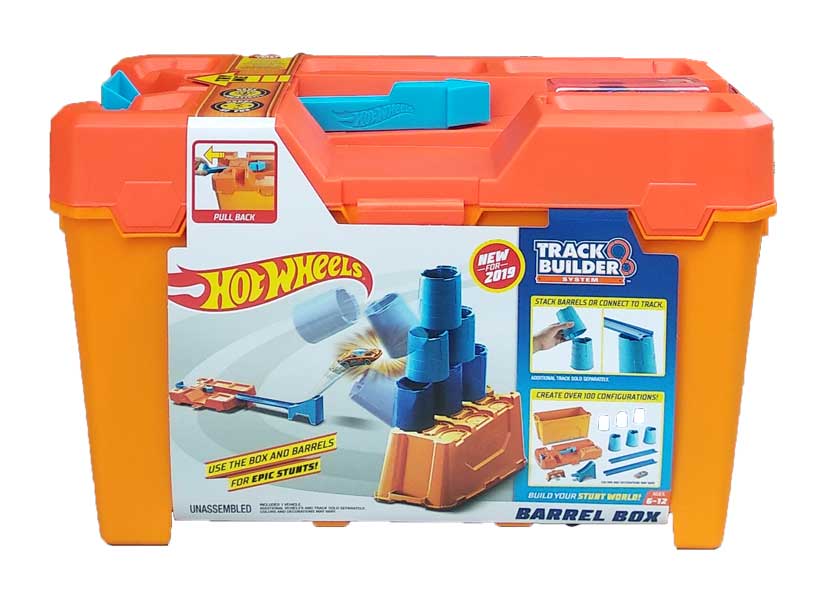 toko mainan online HOT WHEELS TRACK BUILDER BARREL BOX - GCF91