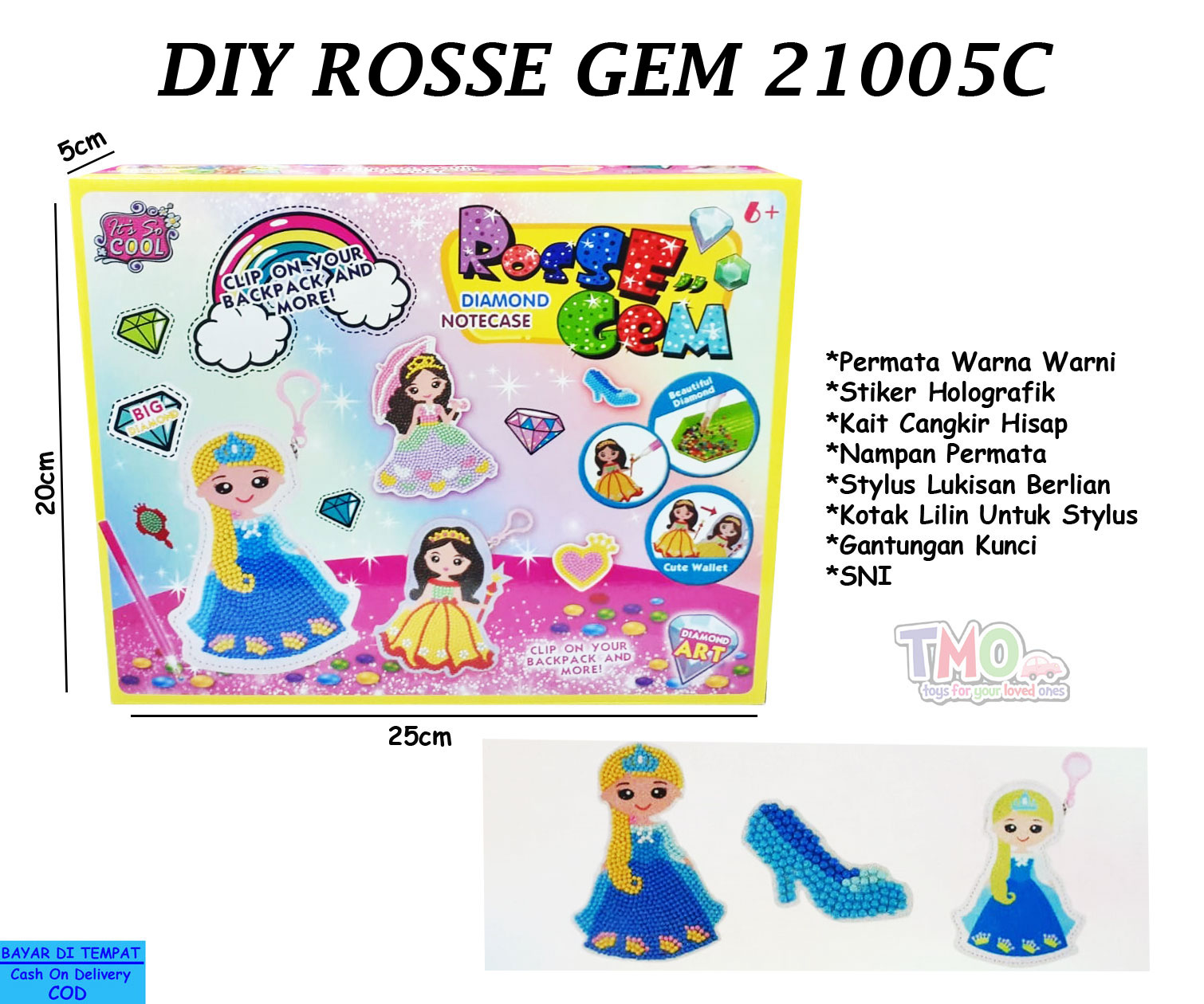 toko mainan online DIY ROSSE GEM 21005C