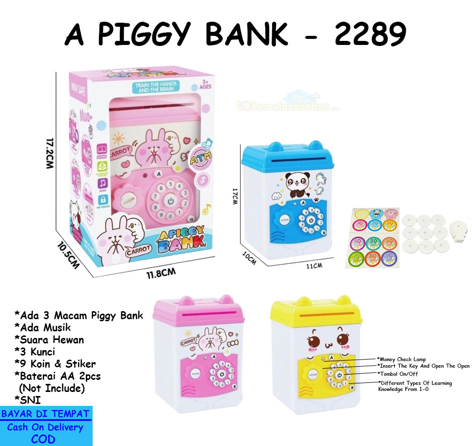 toko mainan online A PIGGY BANK - 2289