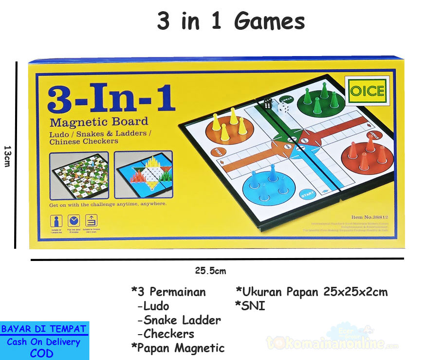 toko mainan online 3 in 1 Games - 38812