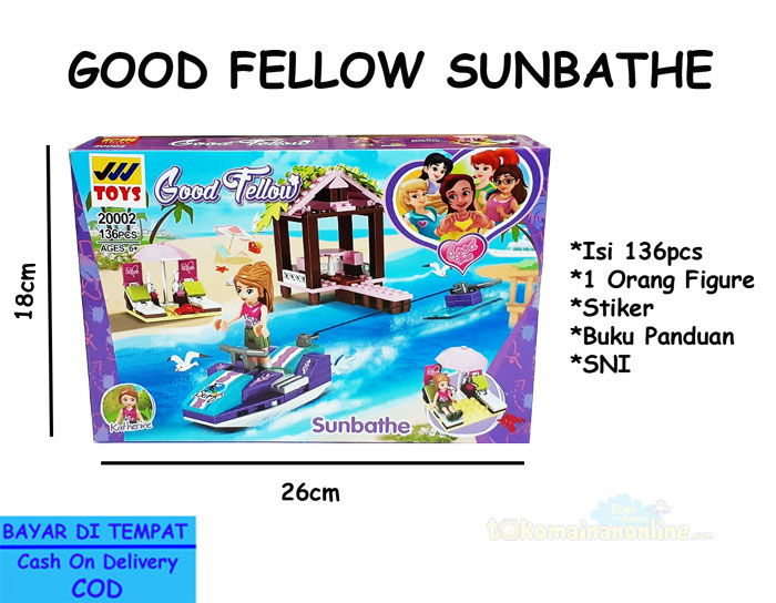 toko mainan online GOOD FELLOW SUNBATHE 136pc - 20002