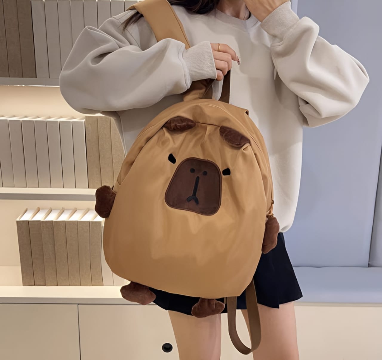 toko mainan online TAS RANSEL CAPYBARA