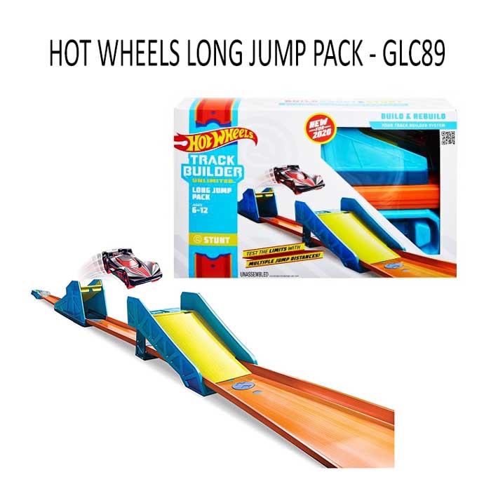 toko mainan online HOT WHEELS TRACK BUILDER LONG JUMP PACK - GLC89