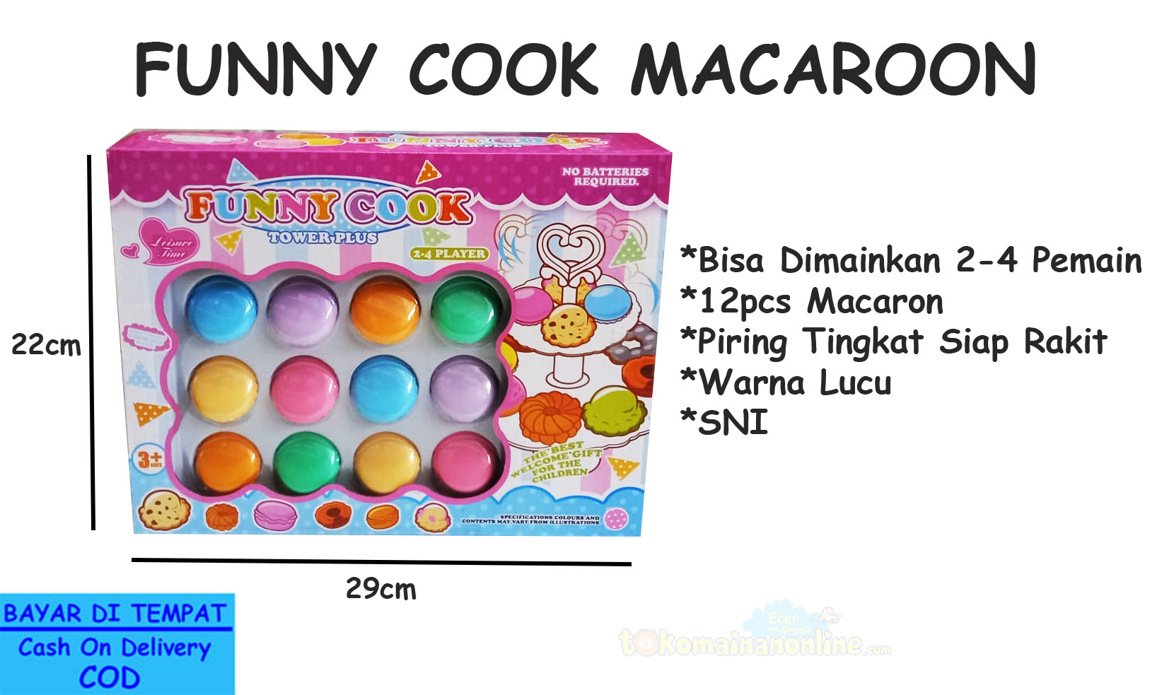 toko mainan online FUNNY COOK MACAROON - 802-1