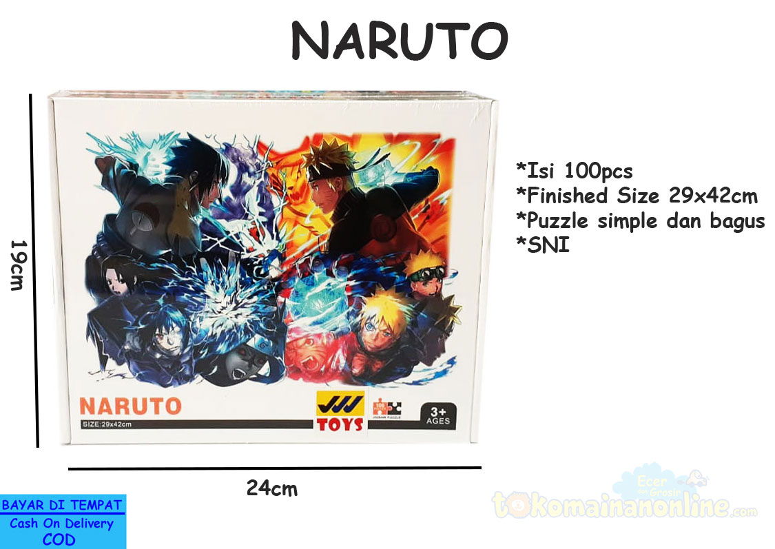 toko mainan online NARUTO JIGSAW PUZZLE - 106