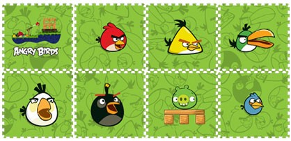 Evamat Angry Bird HIJAU